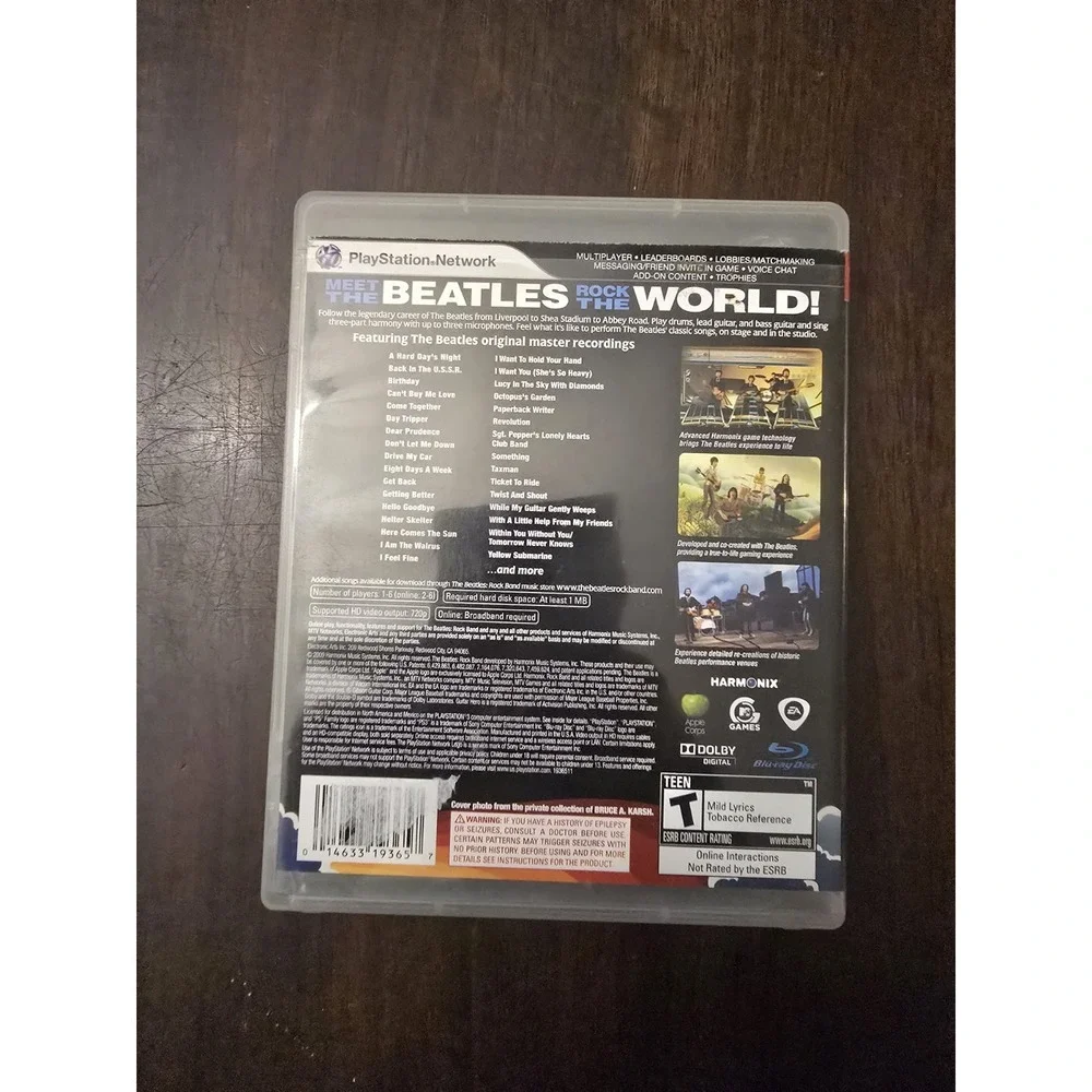 PlayStation 3 The Beatles Rock Band PS3 Video Game